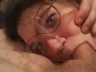 German Amateur extreme deepthroat. Deep rough Blowjob from Miri Piri
